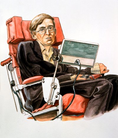 Stephen William Hawking, British Theoretical Physicist by Unbekannt