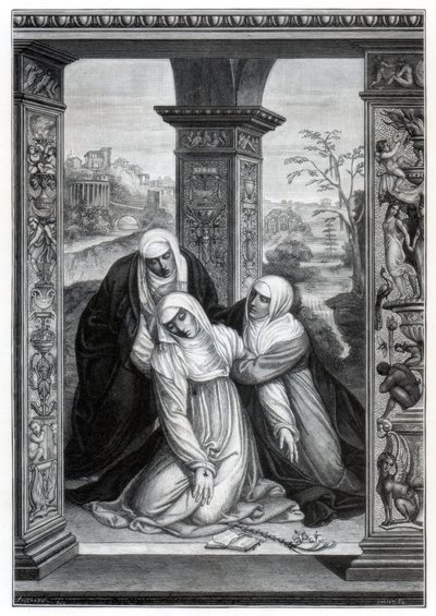 Stigmatization of Saint Catherine of Siena by Unbekannt