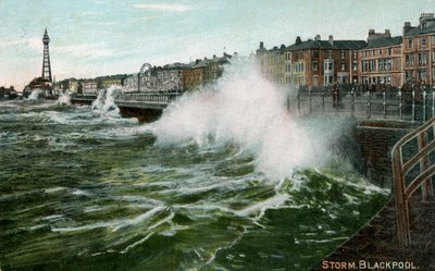 Storm, Blackpool, Lancashire by Unbekannt