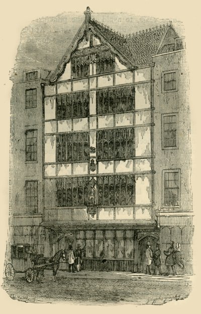 Street Front of Crosby Hall by Unbekannt
