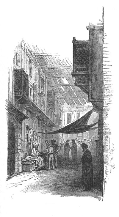 Street in Suez, c. 1882 by Unbekannt