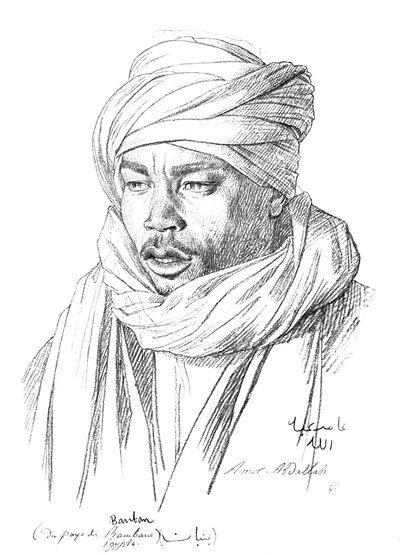 Study of an Egyptian man, 1895 by Unbekannt
