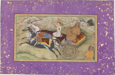 Sultan Salim in a Carriage by Unbekannt