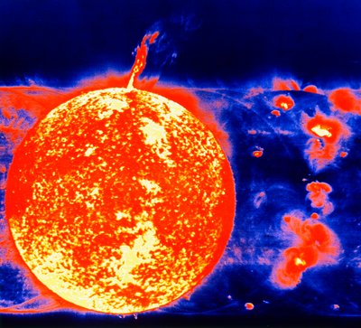 Sunspots and Solar Prominences, 1973 by Unbekannt