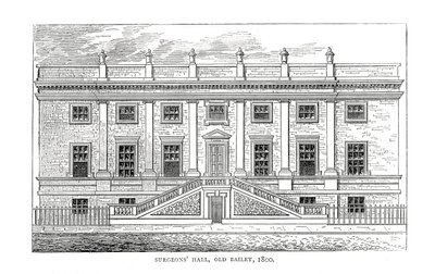 Surgeons Hall, Old Bailey by Unbekannt