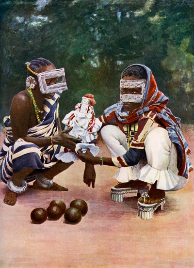 Swahili Women with a Fetish, Zanzibar by Unbekannt