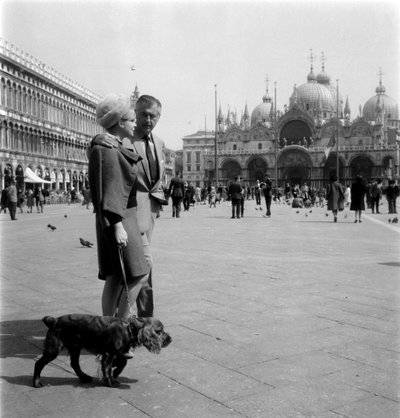 The Actor Stewart Granger in Venice - 195? by Unbekannt