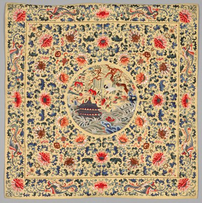 Table Cover, Late 1800s by Unbekannt