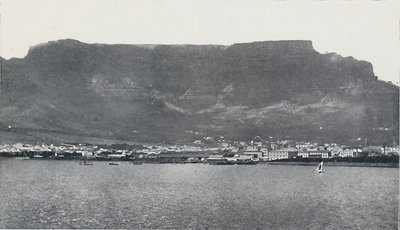 Table Mountain and Cape Town by Unbekannt