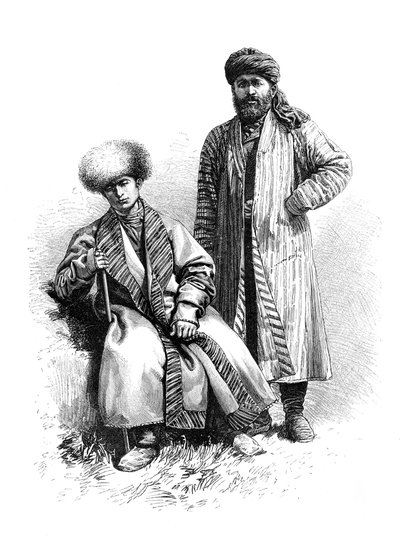 Tajiks of Bukhara, Uzbekistan, 1895 by Unbekannt