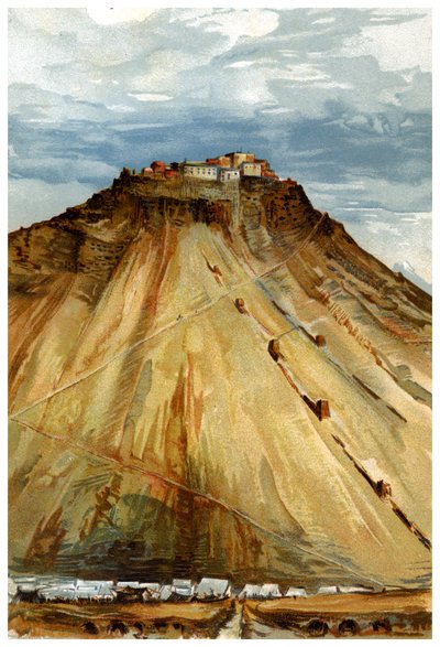 Taklakot Fort, Tibet by Unbekannt