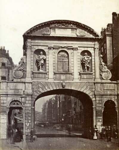 Temple Bar, London, 19th Century by Unbekannt