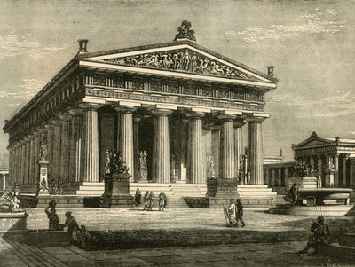 Temple at Paestum, Restored by Unbekannt