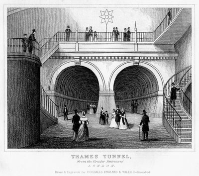 Thames Tunnel, London, 19th century by Unbekannt