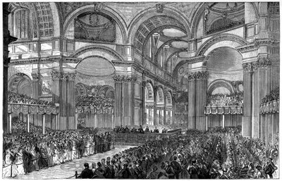 Thanksgiving service in St Pauls Cathedral, London, 1900 by Unbekannt
