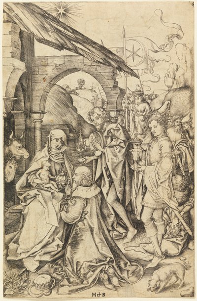 The Adoration of the Magi by Unbekannt