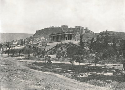 The Agora and Acropolis, Athens, Greece, 1895 by Unbekannt