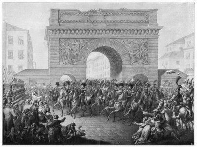 The Allies enter Paris, 31 March 1814 by Unbekannt