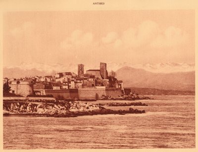 The Alps Ridge and Antibes, 1930 by Unbekannt