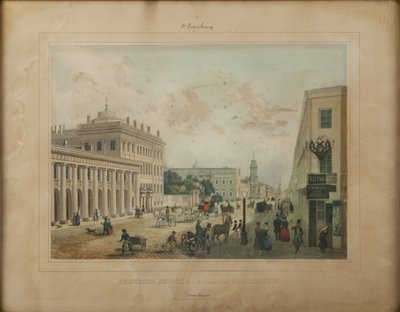The Anichkov Palace in Saint Petersburg, End 1840s by Unbekannt