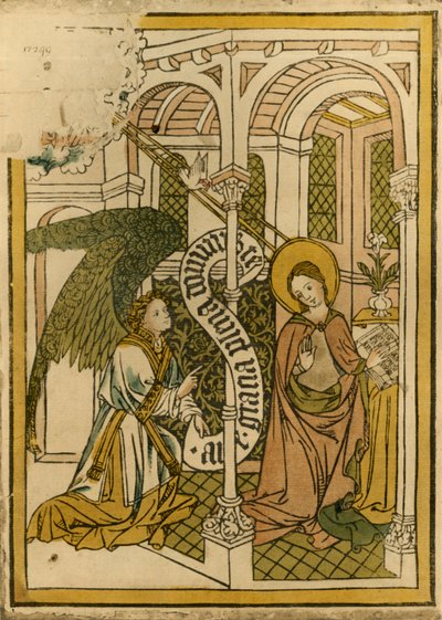 The Annunciation by Unbekannt