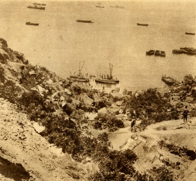 The Anzac colony in Gallipoli, Gaba Tepe by Unbekannt