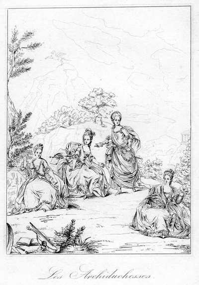 The Archduchesses, c17th century by Unbekannt