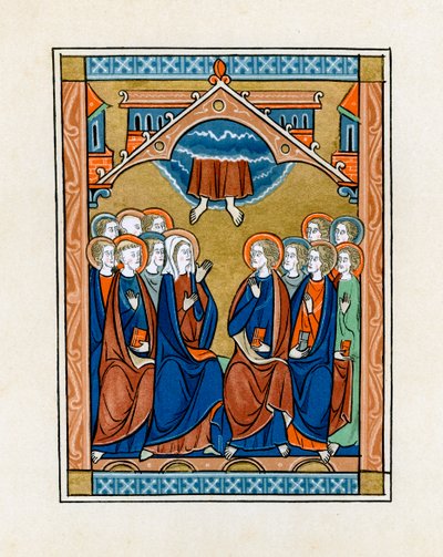 The Ascension, 1250-1260 by Unbekannt
