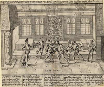 The Assassination of the Duke of Guise by Unbekannt