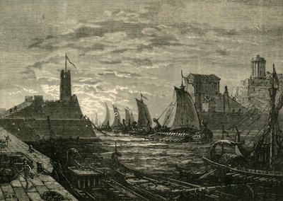 The Attack on the Piraeus, 1890 by Unbekannt