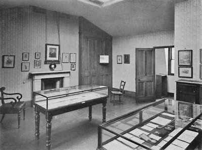 The Attic Study, Carlyle House, Chelsea, 1904 by Unbekannt