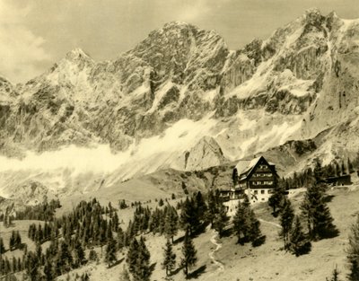 The Austria Hut and the Dachstein, Styria, Austria, c1935 by Unbekannt