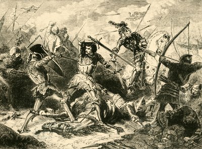 The Battle of Agincourt, 1415 by Unbekannt
