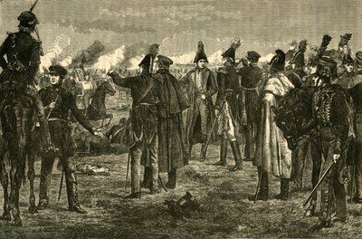 The Battle of Leipzig by Unbekannt