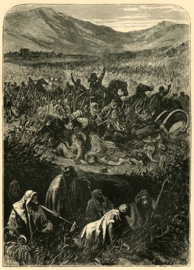 The Battle of Michmash by Unbekannt