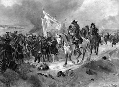 The Battle of Ramillies by Unbekannt