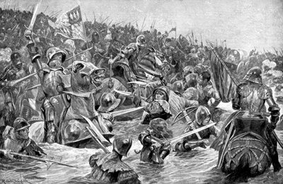 The Battle of Towton, 29 March 1461 by Unbekannt