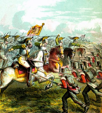 The Battle of Waterloo, 1815, c1850s by Unbekannt