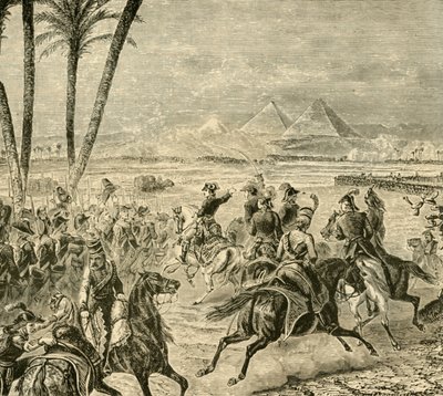 The Battle of the Pyramids, 1798, 1890 by Unbekannt
