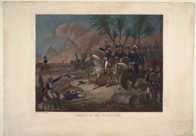 The Battle of the Pyramids by Unbekannt