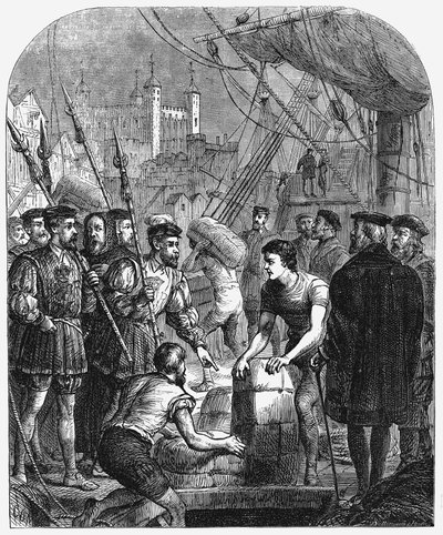 The Bible Being Smuggled into England by Unbekannt