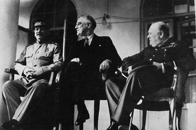 The Big Three met at Teheran, 1943 by Unbekannt