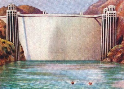 The Boulder Dam, USA, 1938 by Unbekannt