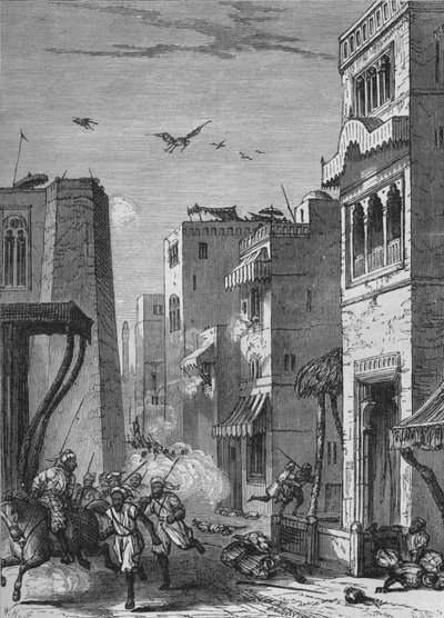 The British Troops Entering Moultan by Unbekannt