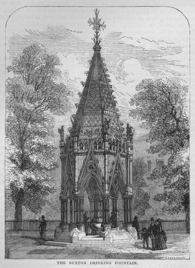 The Buxton Drinking Fountain, Westminster, London, c1870 1878 by Unbekannt