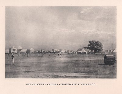 The Calcutta Cricket Ground, India, 1861-1912 by Unbekannt