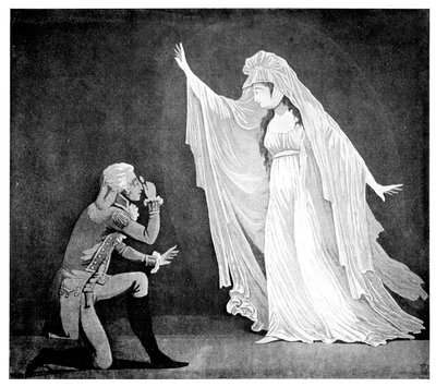 The Castle Spectre and Her Earnest Admirer by Unbekannt