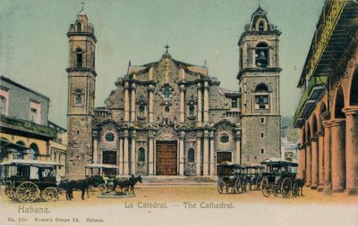 The Cathedral, Havana, Cuba by Unbekannt