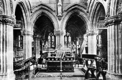 The Chancel, Rosslyn Chapel, Midlothian, Scotland by Unbekannt