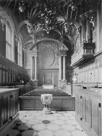 The Chapel, Hampton Court Palace by Unbekannt